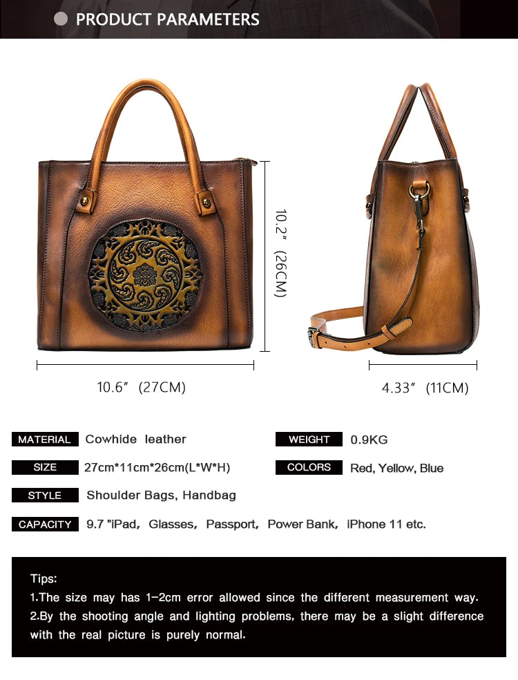 Marrant B255 Elegant Vintage Genuine Leather Bag Handbag Bags Women Handbags Ladies Luxury Handbags for Women Genuine Leather