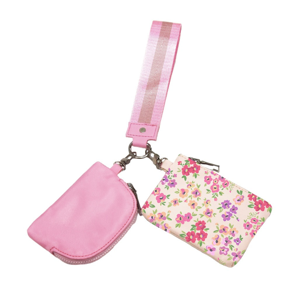 Pretty Simple Summer Spritz Dual Pouch Wristlet