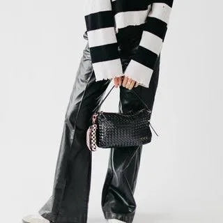 Pretty Simple Harper Hobo Slouchy Woven Shoulder Bag