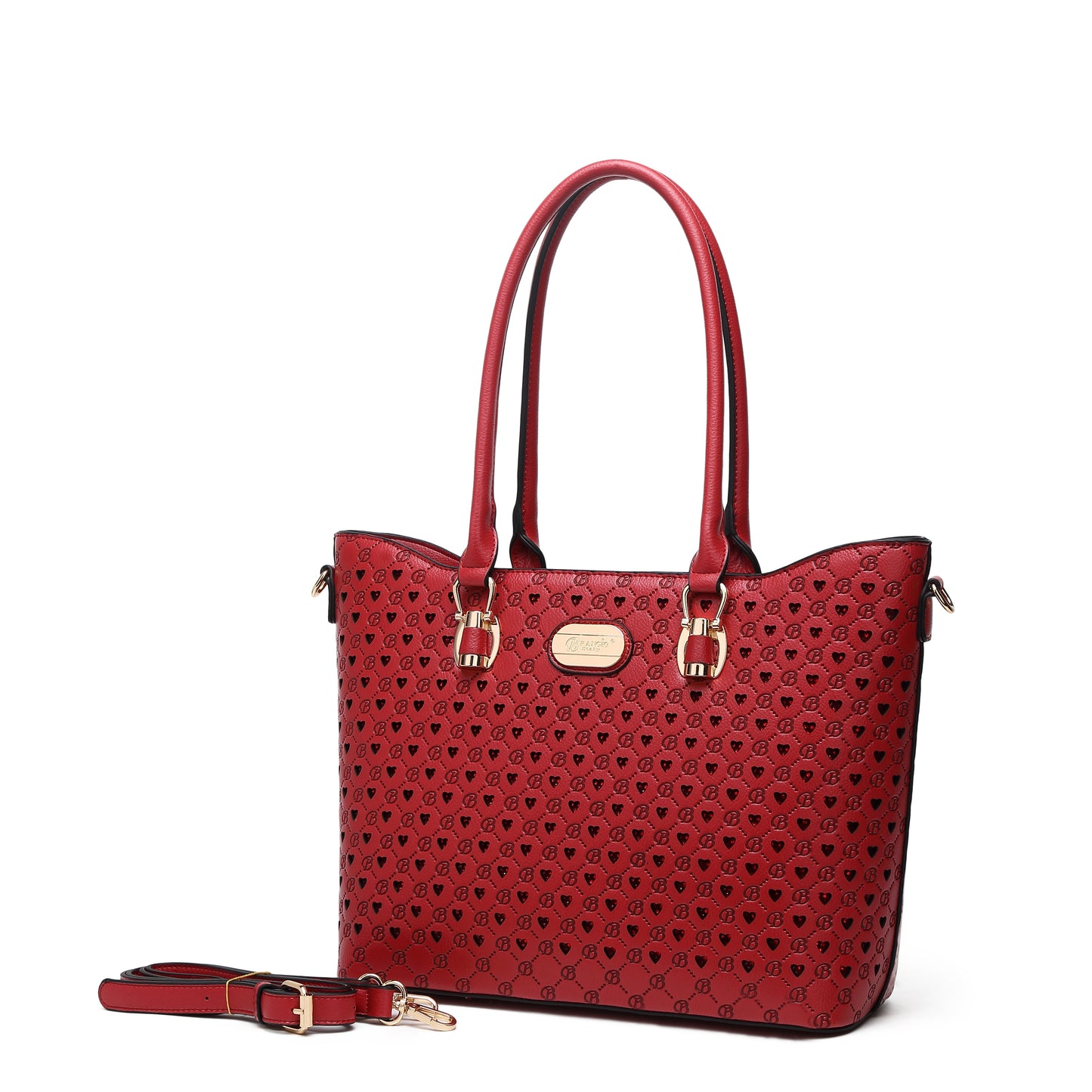 Brangio Italy Blue Monogram Tote Bag