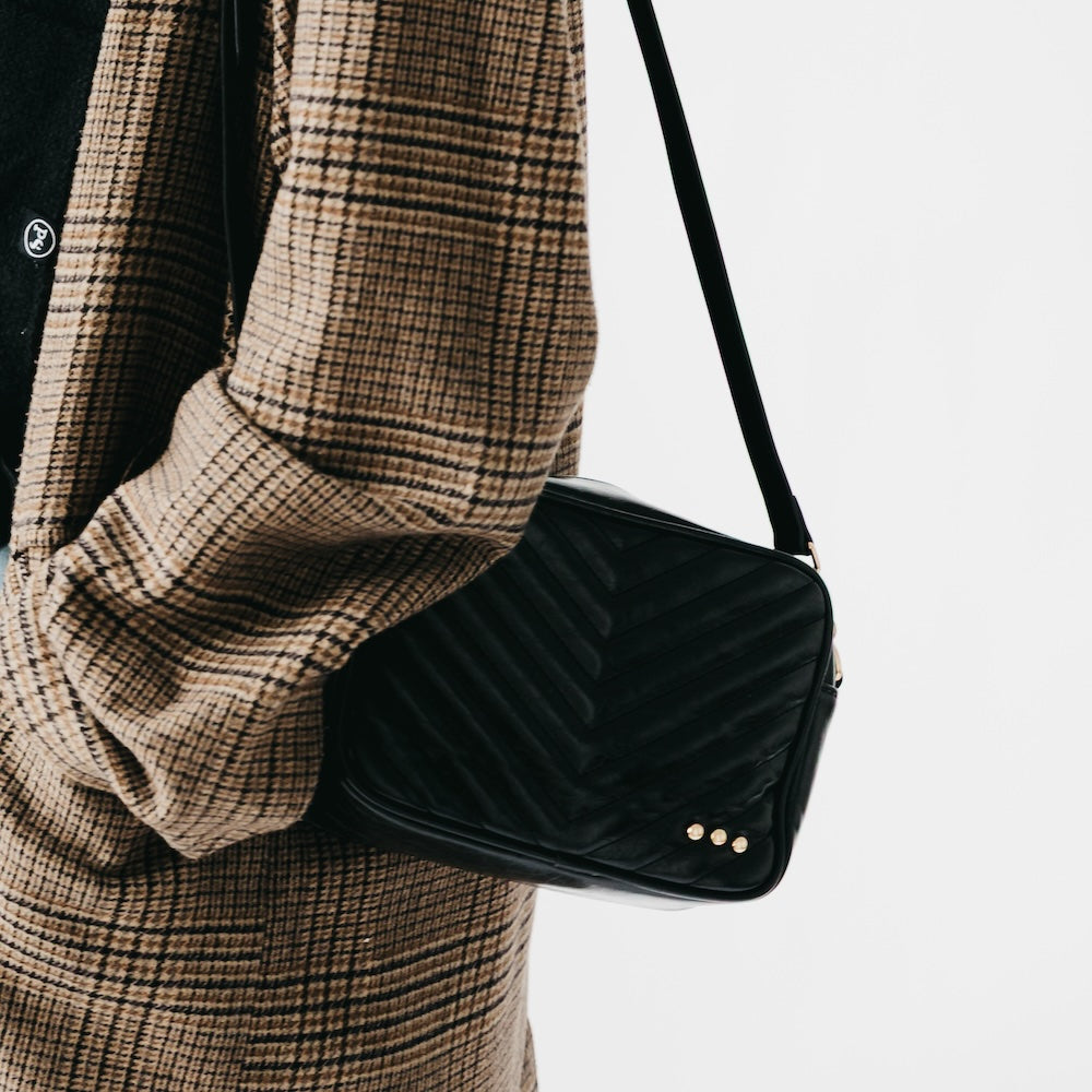 Pretty Simple Coco Quilted Camera Crossbody Bag