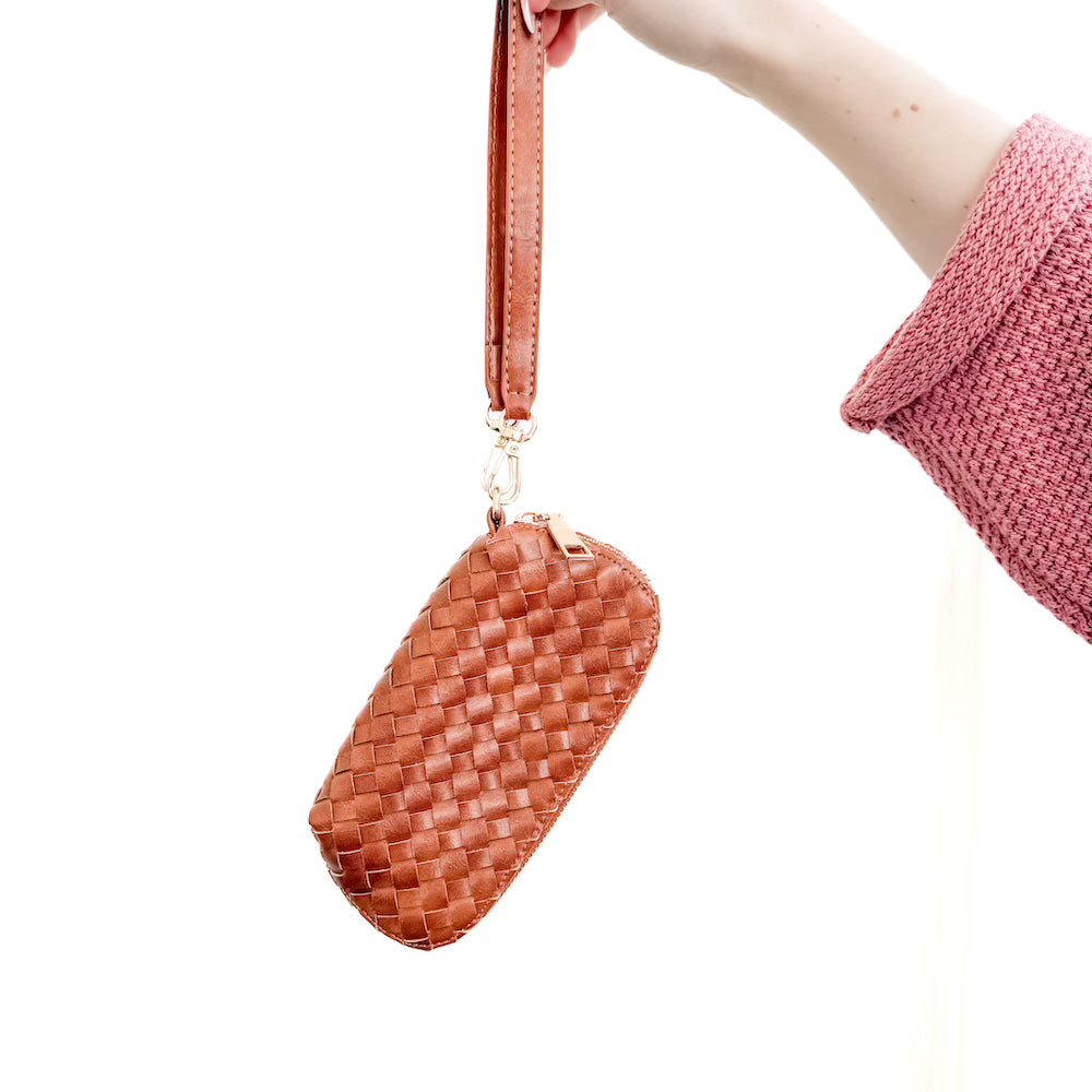 Pretty Simple Dylan Woven Sunglass Case Wristlet