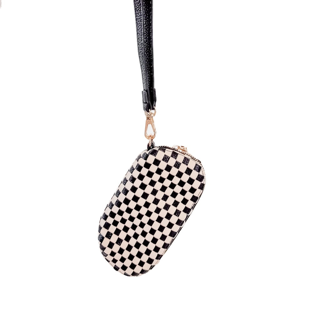 Pretty Simple Dylan Woven Sunglass Case Wristlet