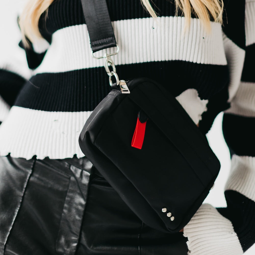 Pretty Simple Nancy Nylon Camera Crossbody Bag