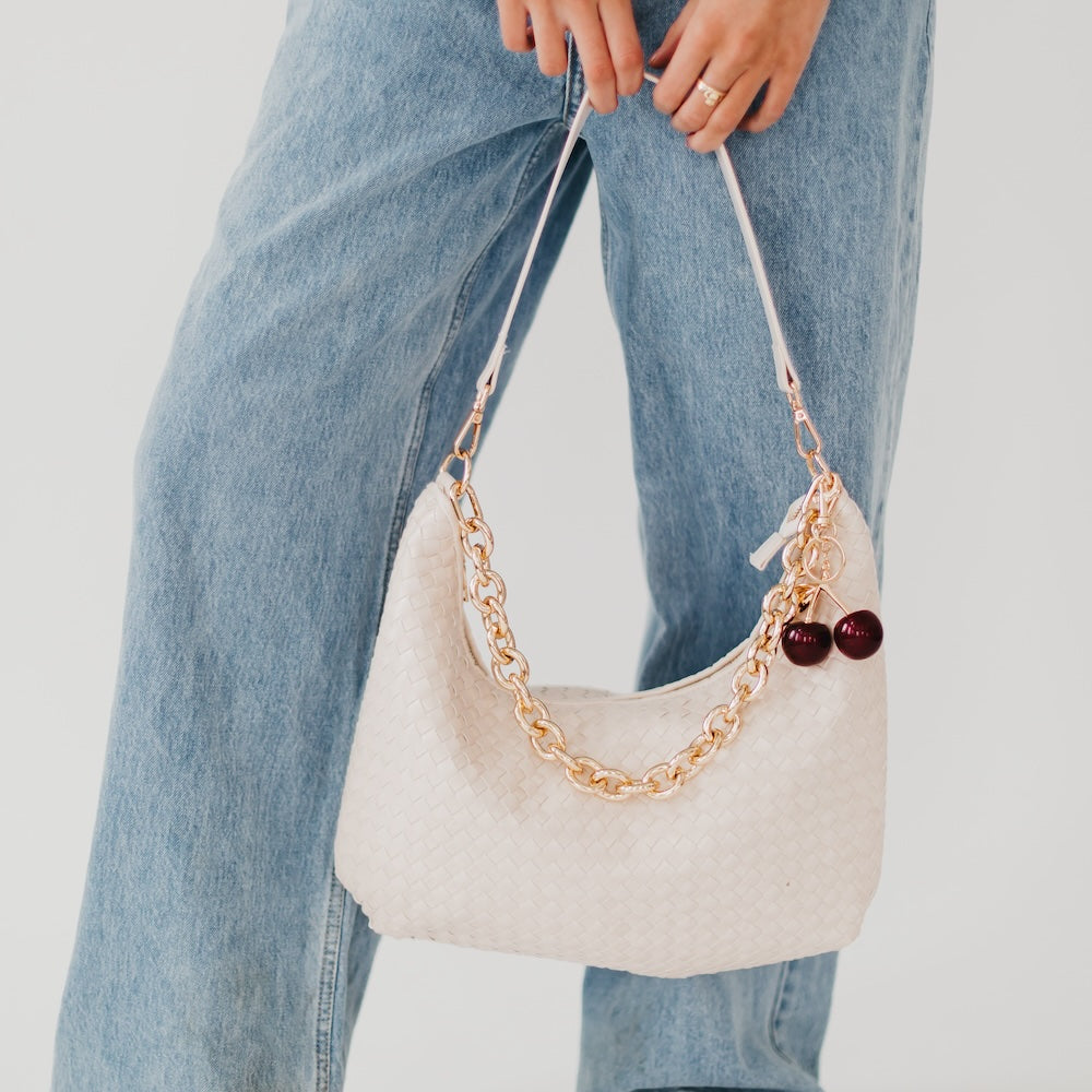 Pretty Simple Sienna Slouchy Woven Shoulder Bag