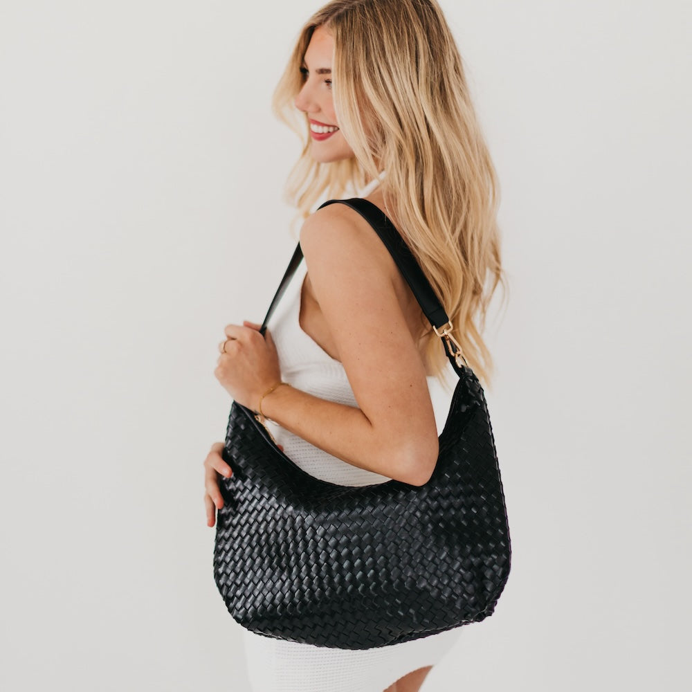 Pretty Simple Sienna Slouchy Woven Shoulder Bag