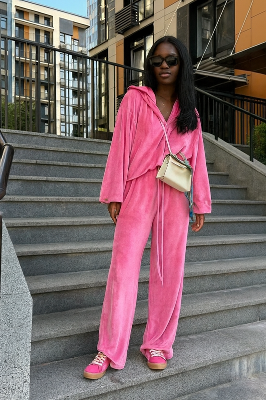 Hooded Jacket and Pants Set