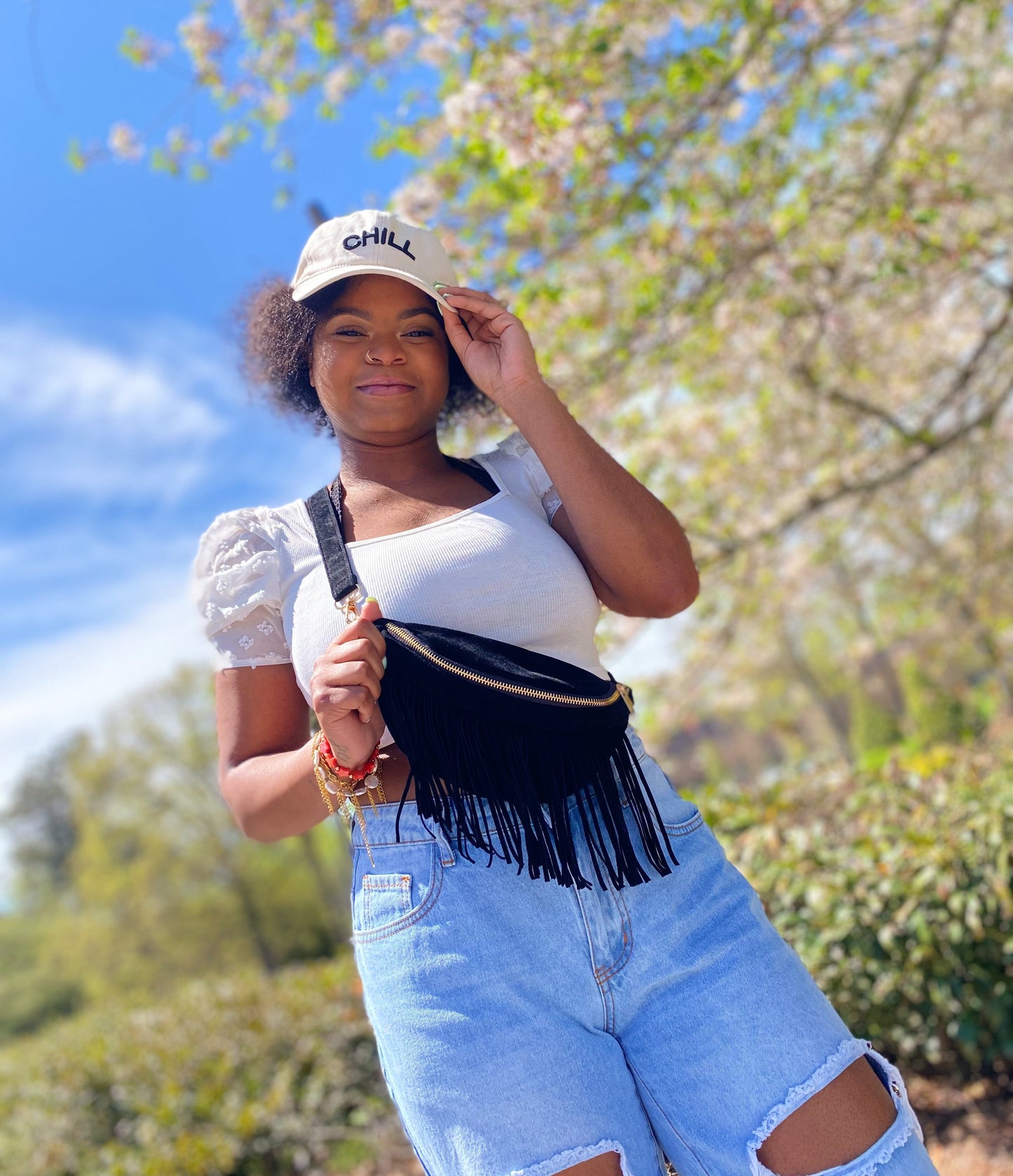 Fringed or Not Sling Bag