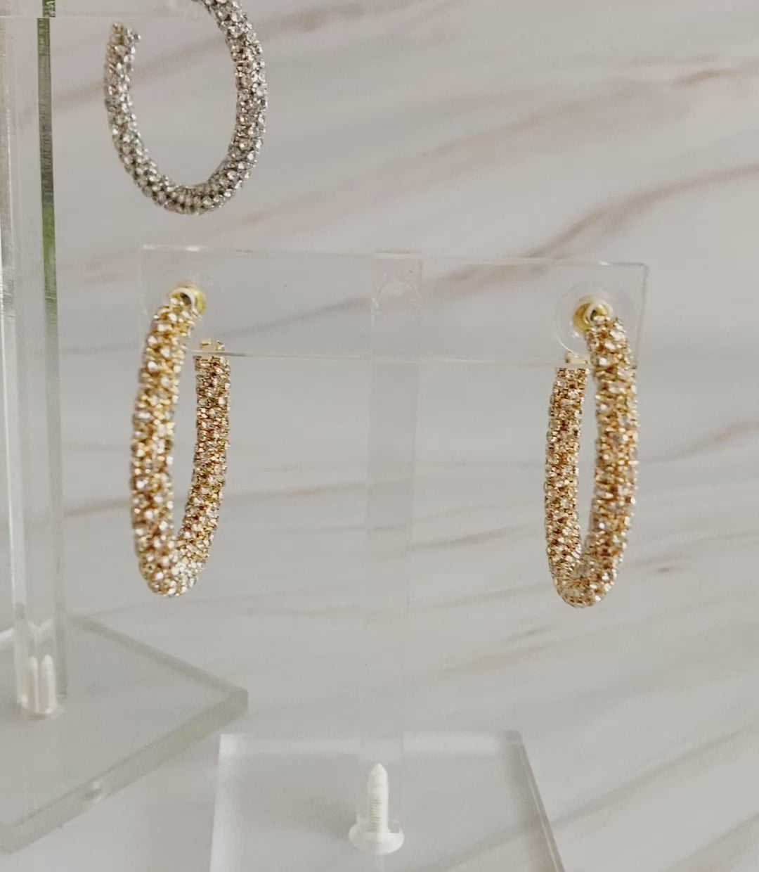 Wrapped in Shine Hoop Earrings