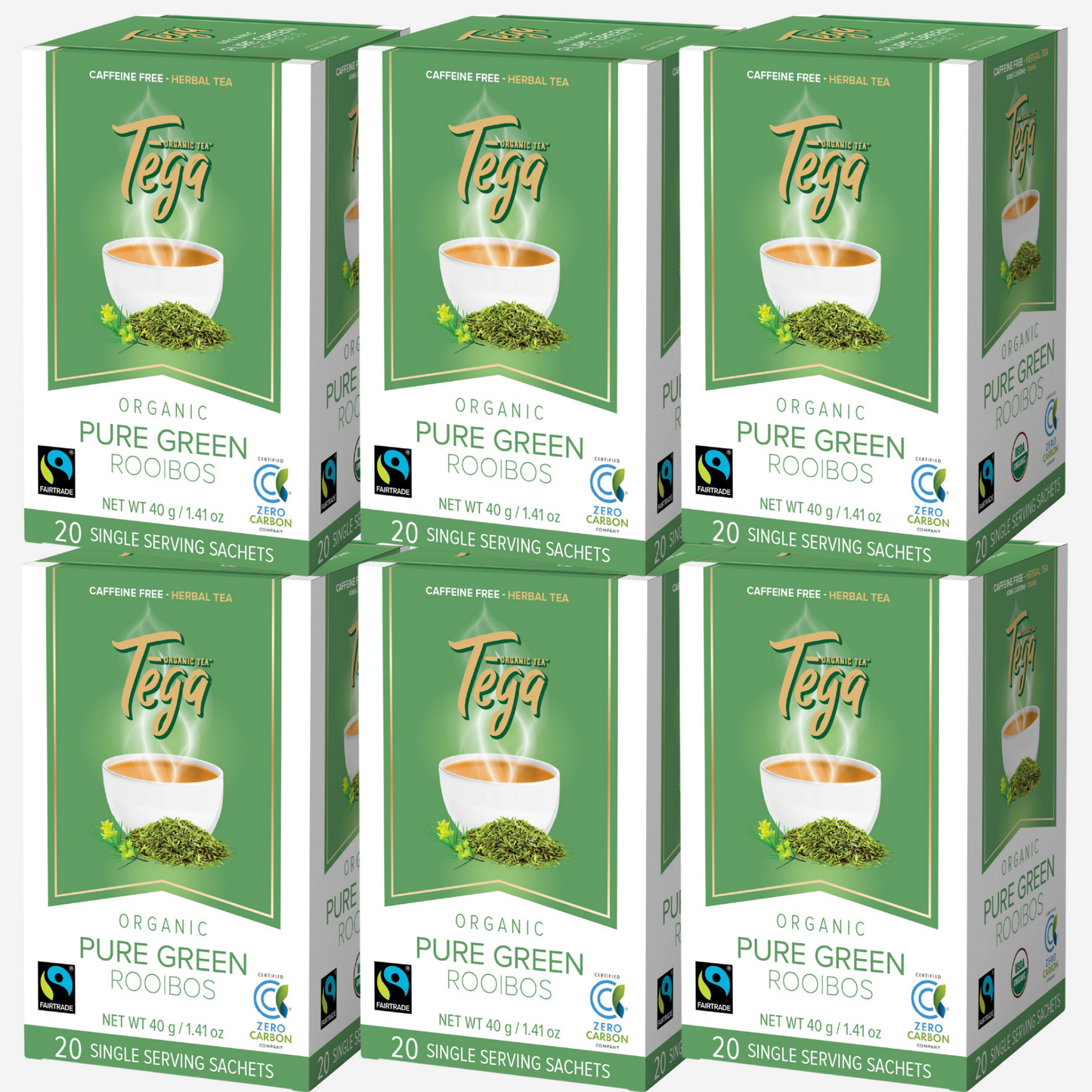 Green Rooibos Organic Fairtrade 20ct
