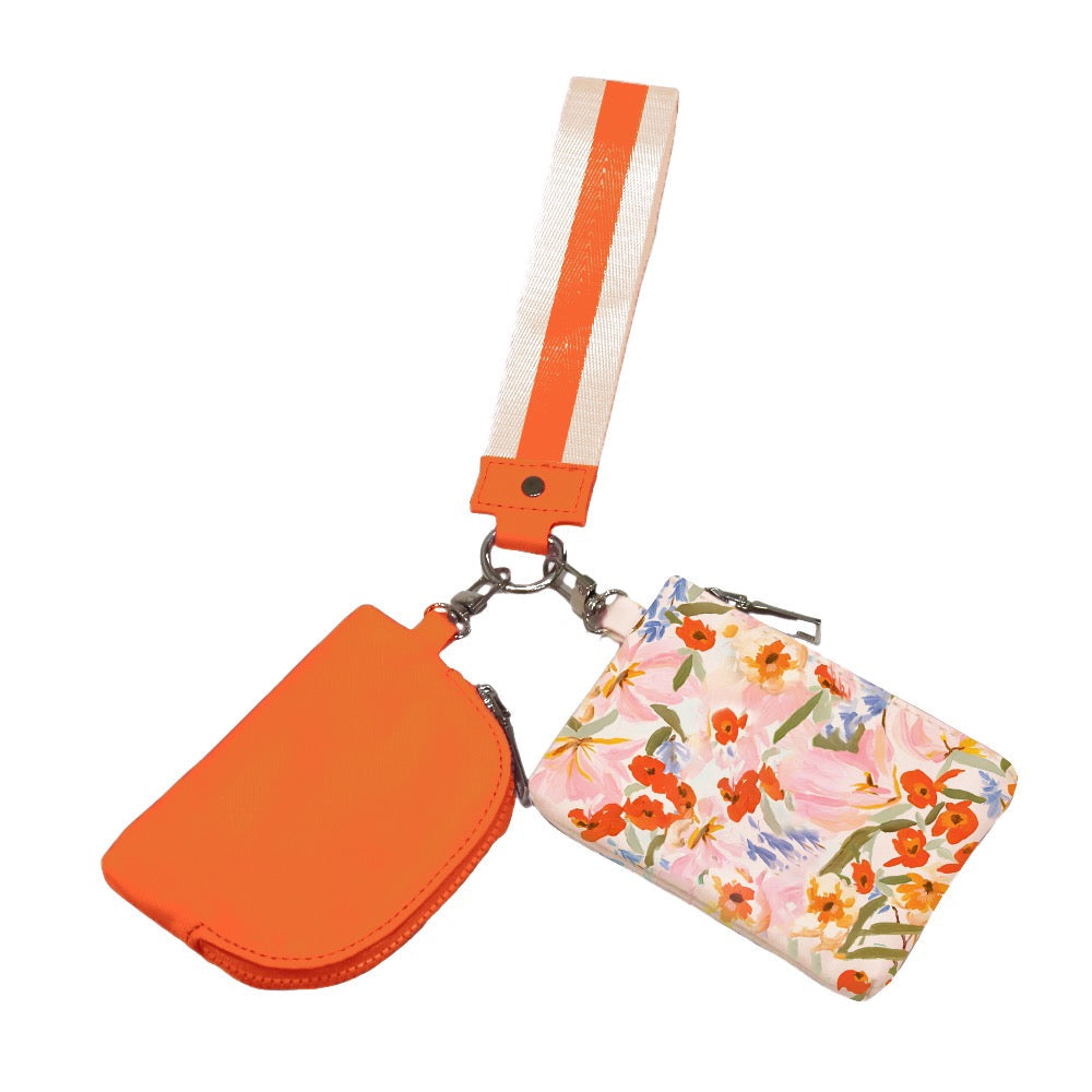 Pretty Simple  Summer Spritz Dual Pouch Wristlet