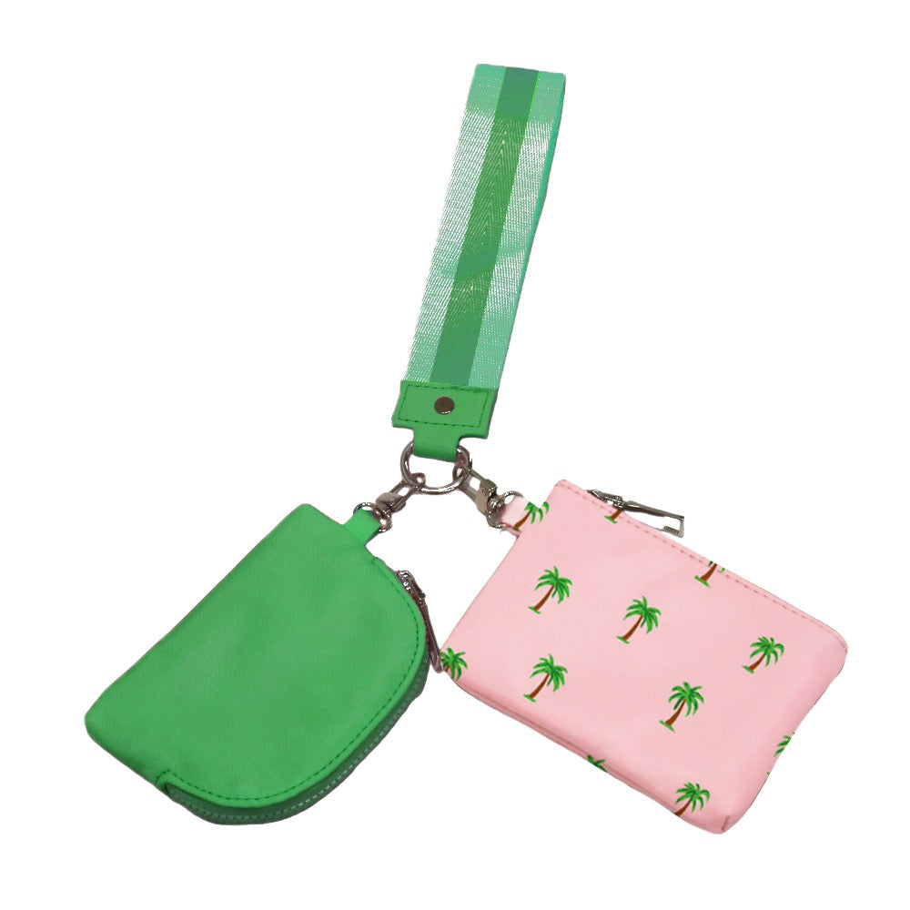 Pretty Simple  Summer Spritz Dual Pouch Wristlet