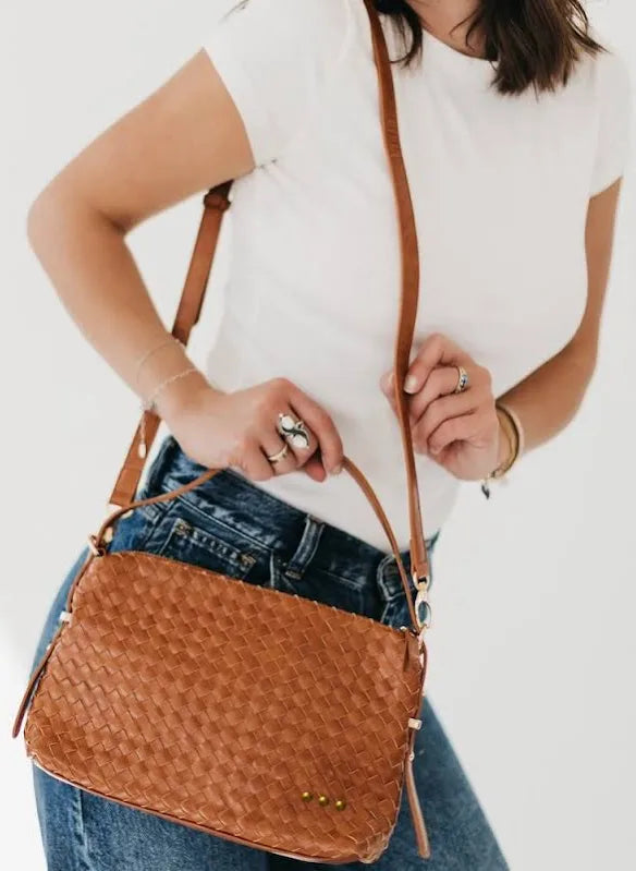 Pretty Simple Harper Hobo Slouchy Woven Shoulder Bag