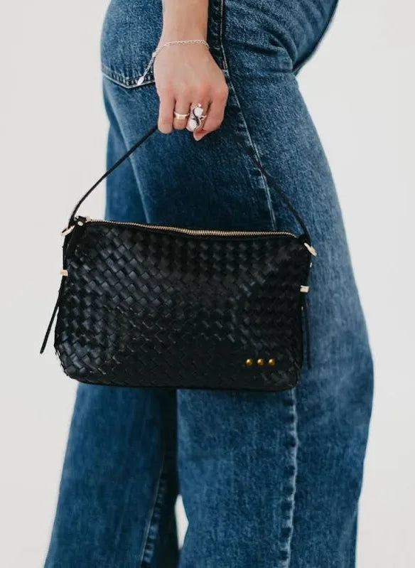 Pretty Simple Harper Hobo Slouchy Woven Shoulder Bag
