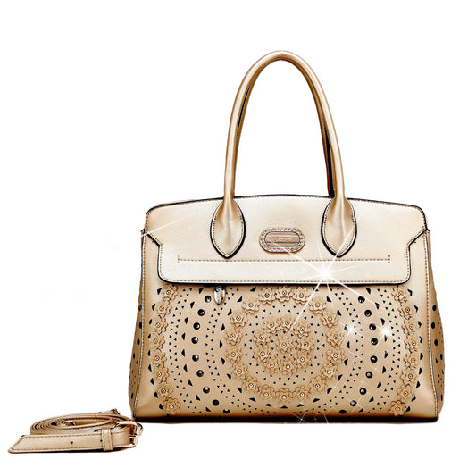 Brangio Golden Blossom Tote Bag