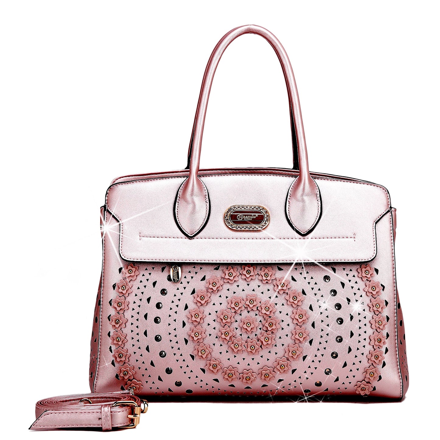 Brangio Golden Blossom Tote Bag