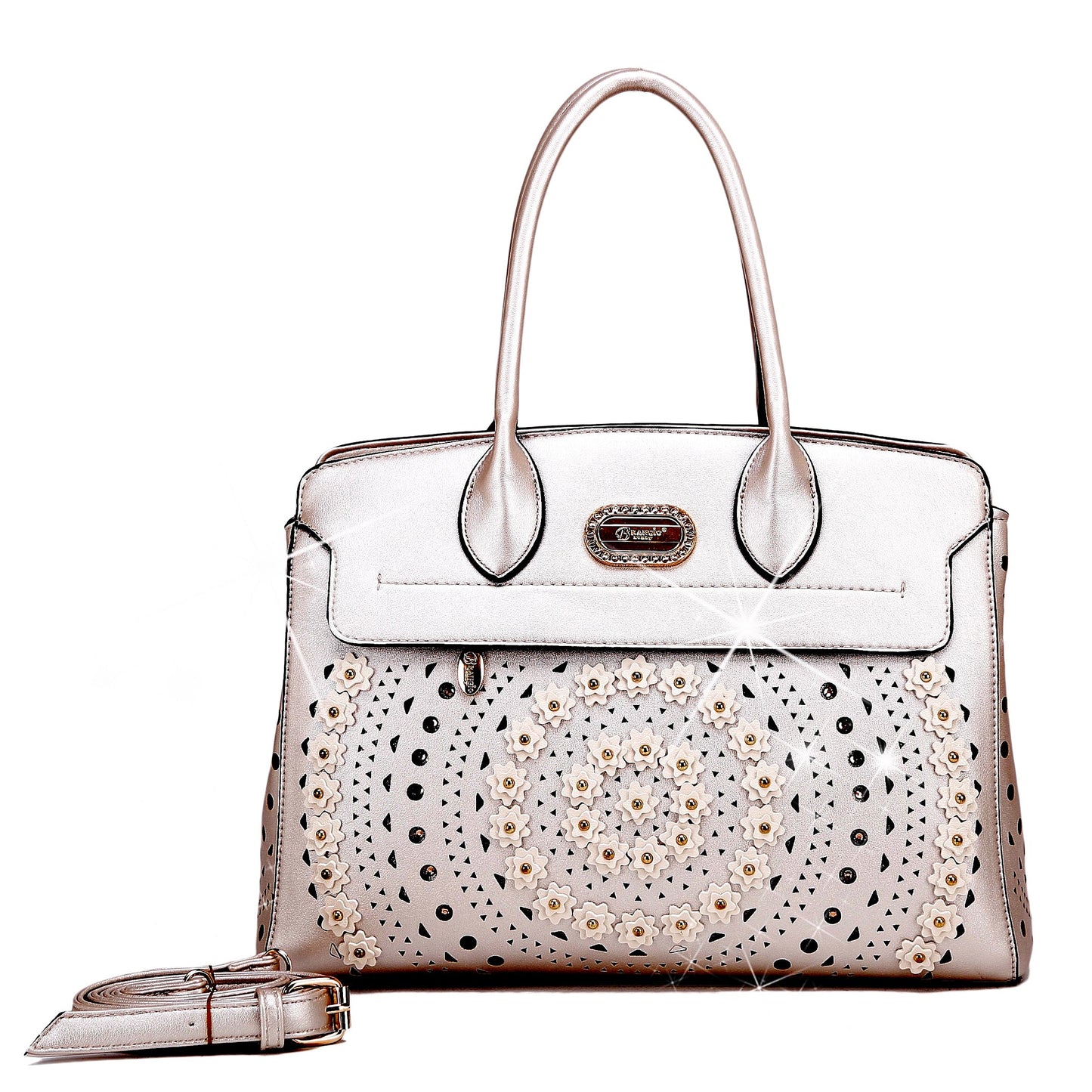 Brangio Golden Blossom Tote Bag