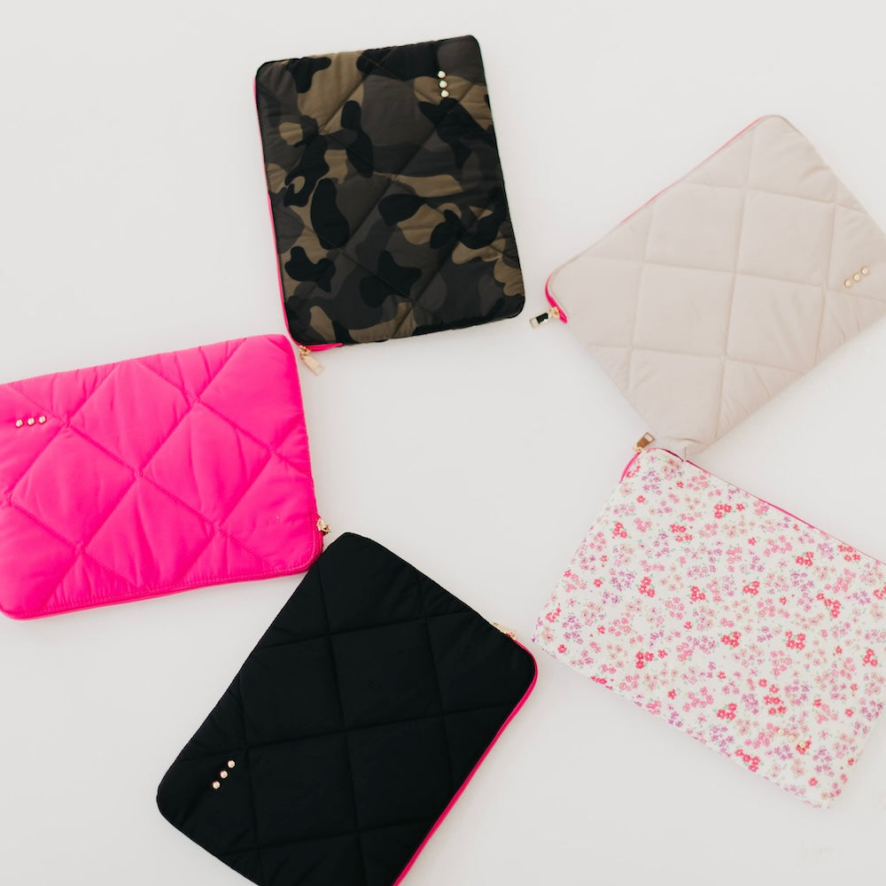Pretty Simple  Palmer Puffer Laptop Sleeve