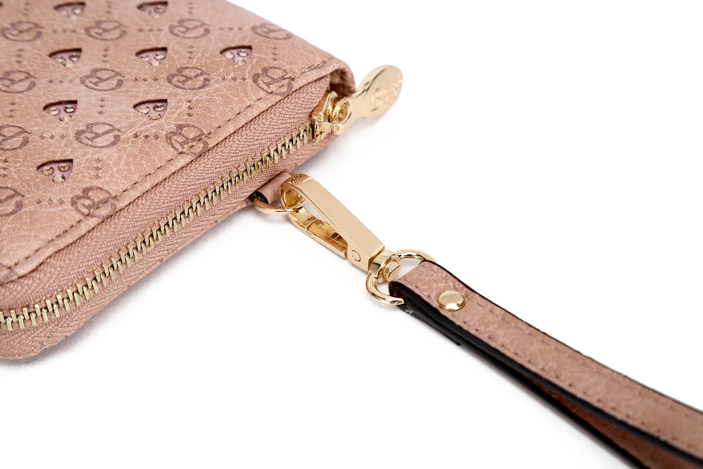 Millionaire Double Layer Crystal Vegan Leather Bag + Wallet Set