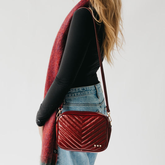 Pretty Simple  Coco Quilted Camera Crossbody Bag