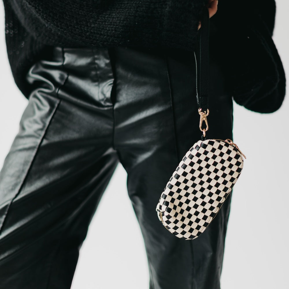 Pretty Simple Dylan Woven Sunglass Case Wristlet