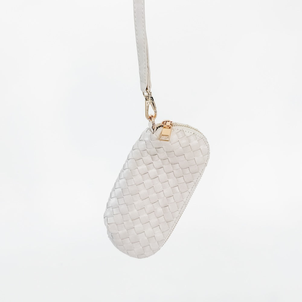 Pretty Simple Dylan Woven Sunglass Case Wristlet