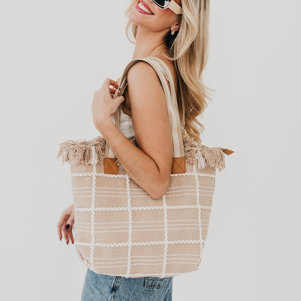 Pretty Simple  Fae Fringe Tote Bag