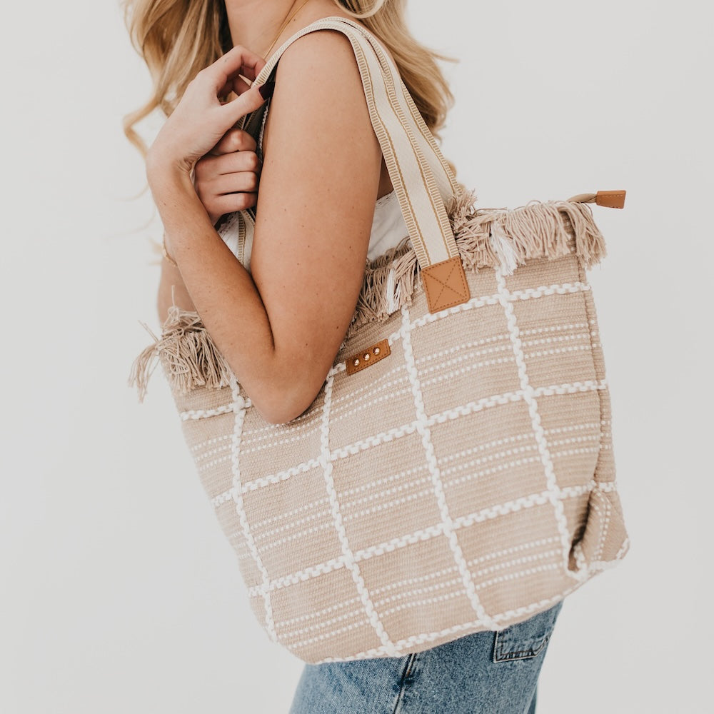 Pretty Simple  Fae Fringe Tote Bag