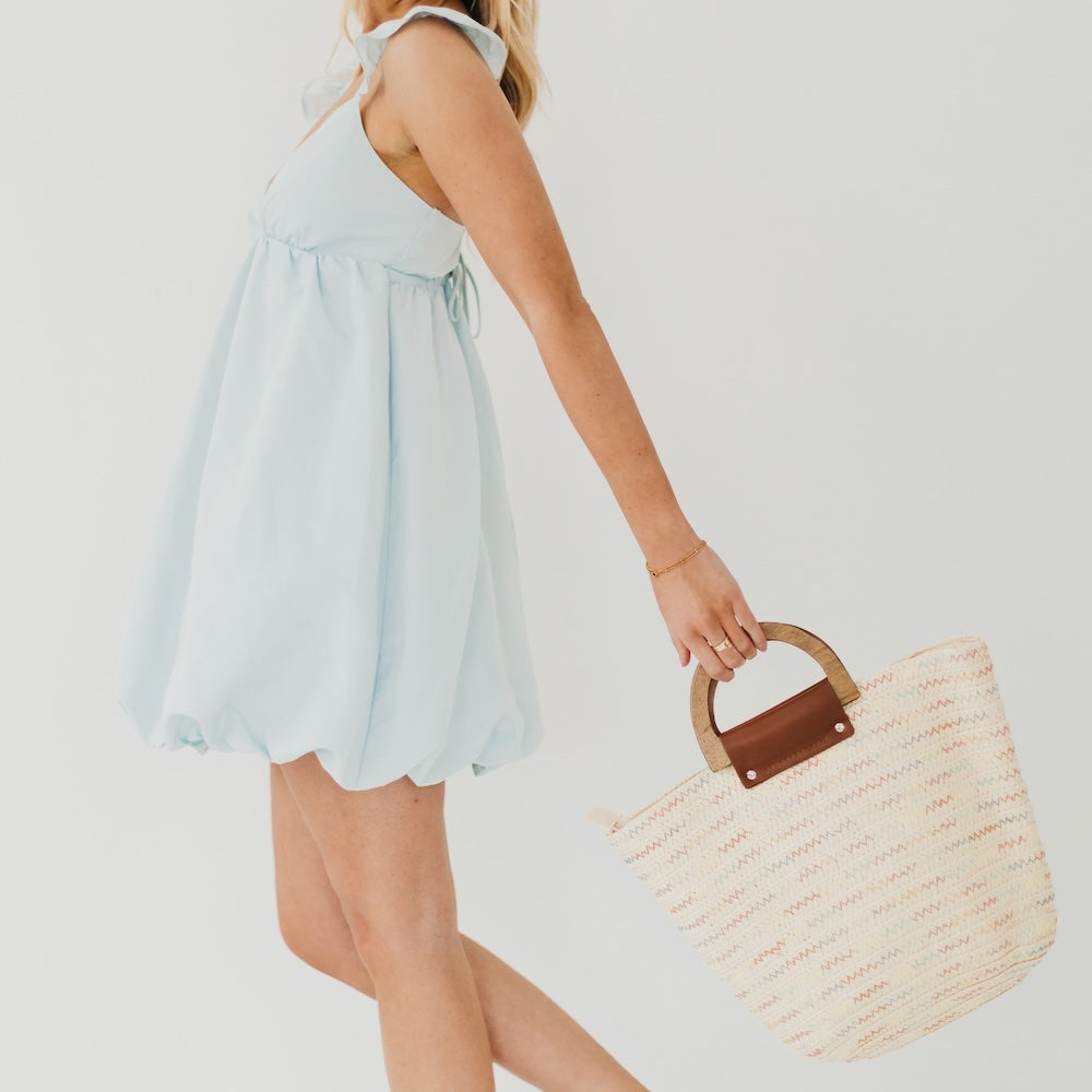 Pretty Simple Savannah Straw Tote Bag