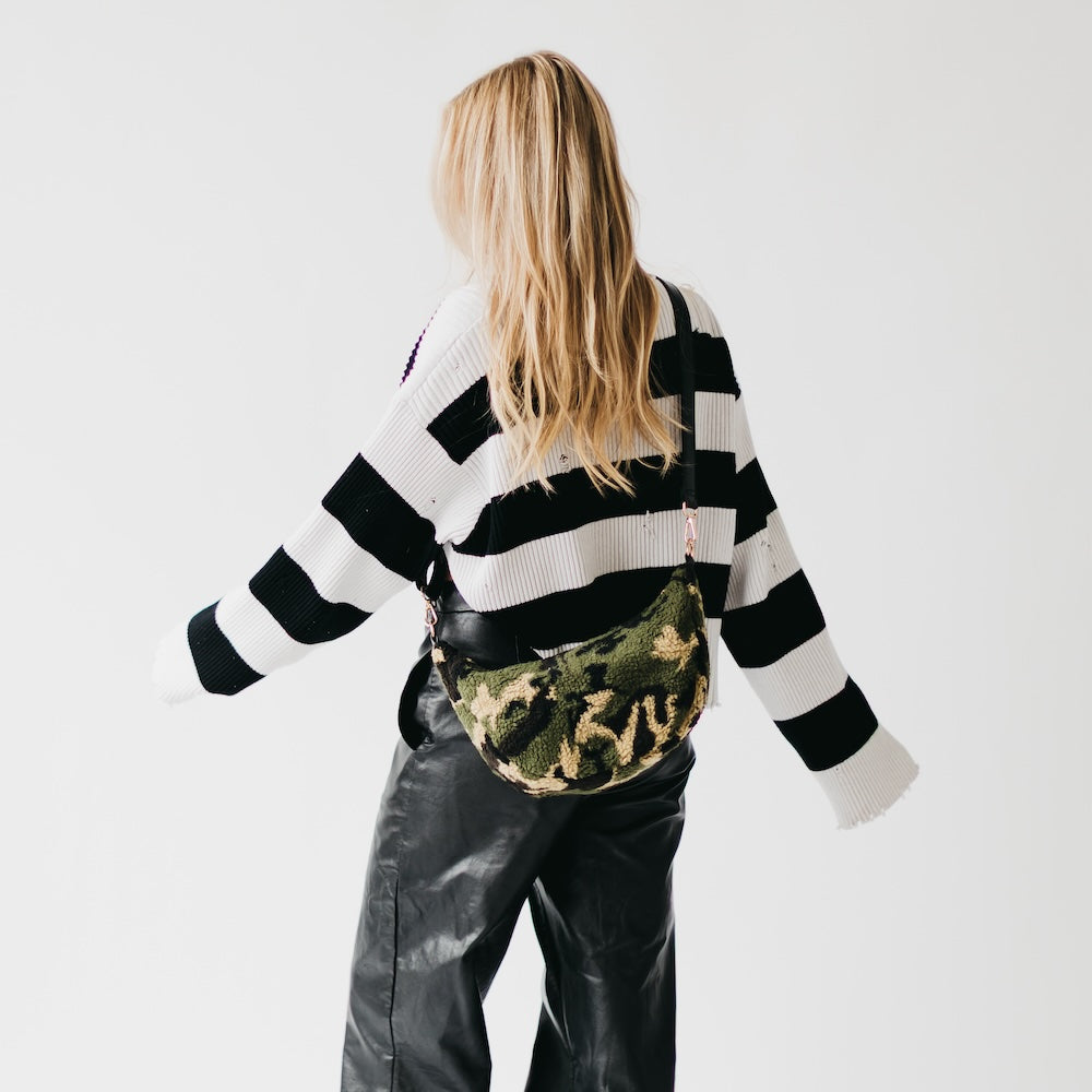 Pretty Simple  Shirley Sherpa Crossbody Bag