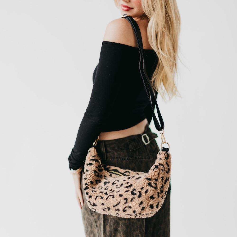 Pretty Simple  Shirley Sherpa Crossbody Bag
