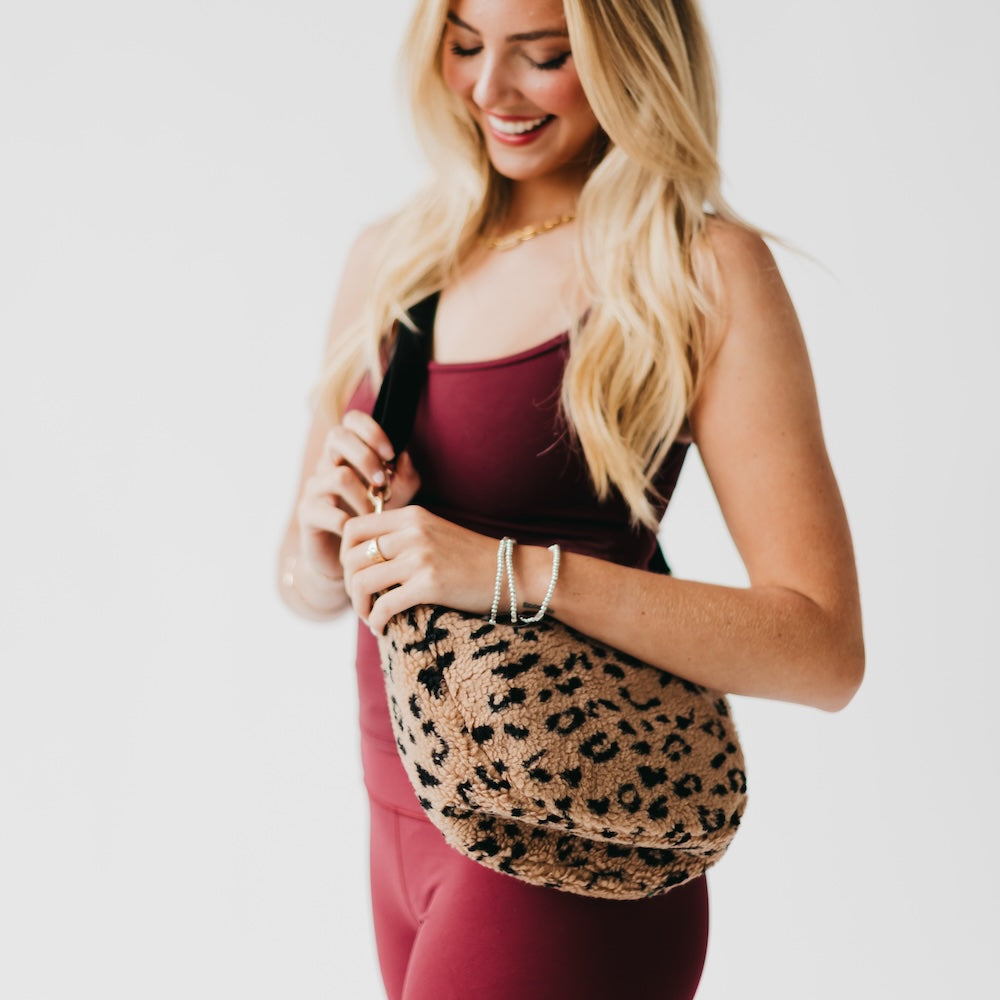 Pretty Simple  Shirley Sherpa Crossbody Bag