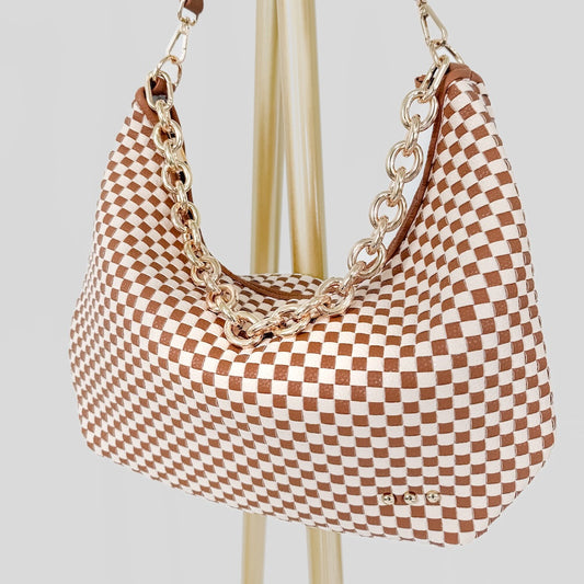 Pretty Simple Sienna Slouchy Woven Shoulder Bag