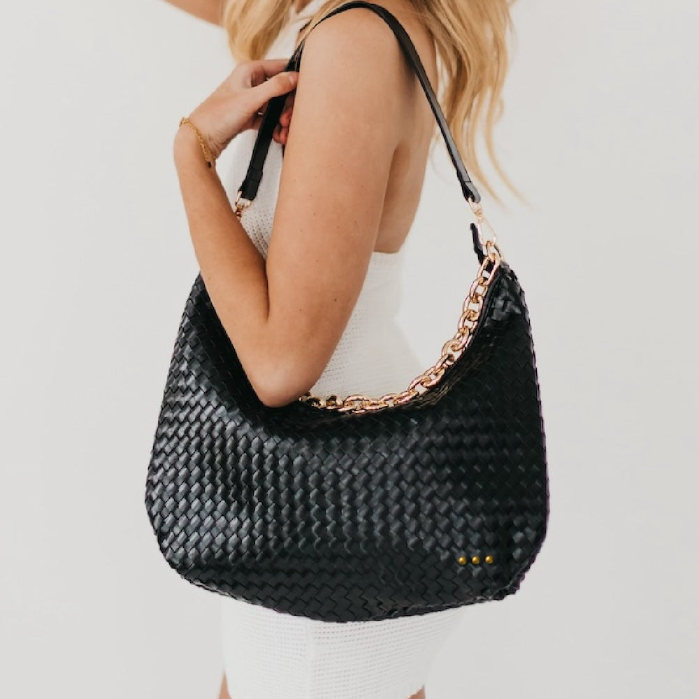 Pretty Simple Sienna Slouchy Woven Shoulder Bag