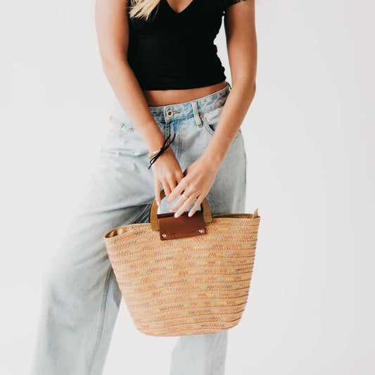 Pretty Simple Savannah Straw Tote Bag