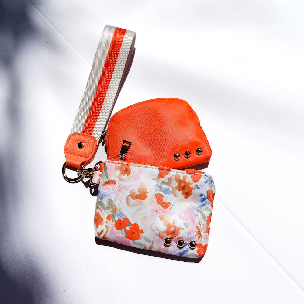 Pretty Simple  Summer Spritz Dual Pouch Wristlet
